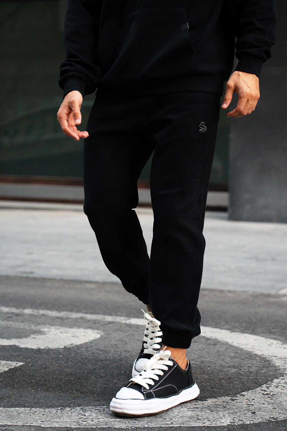 Brushed Luxe Joggers - Black