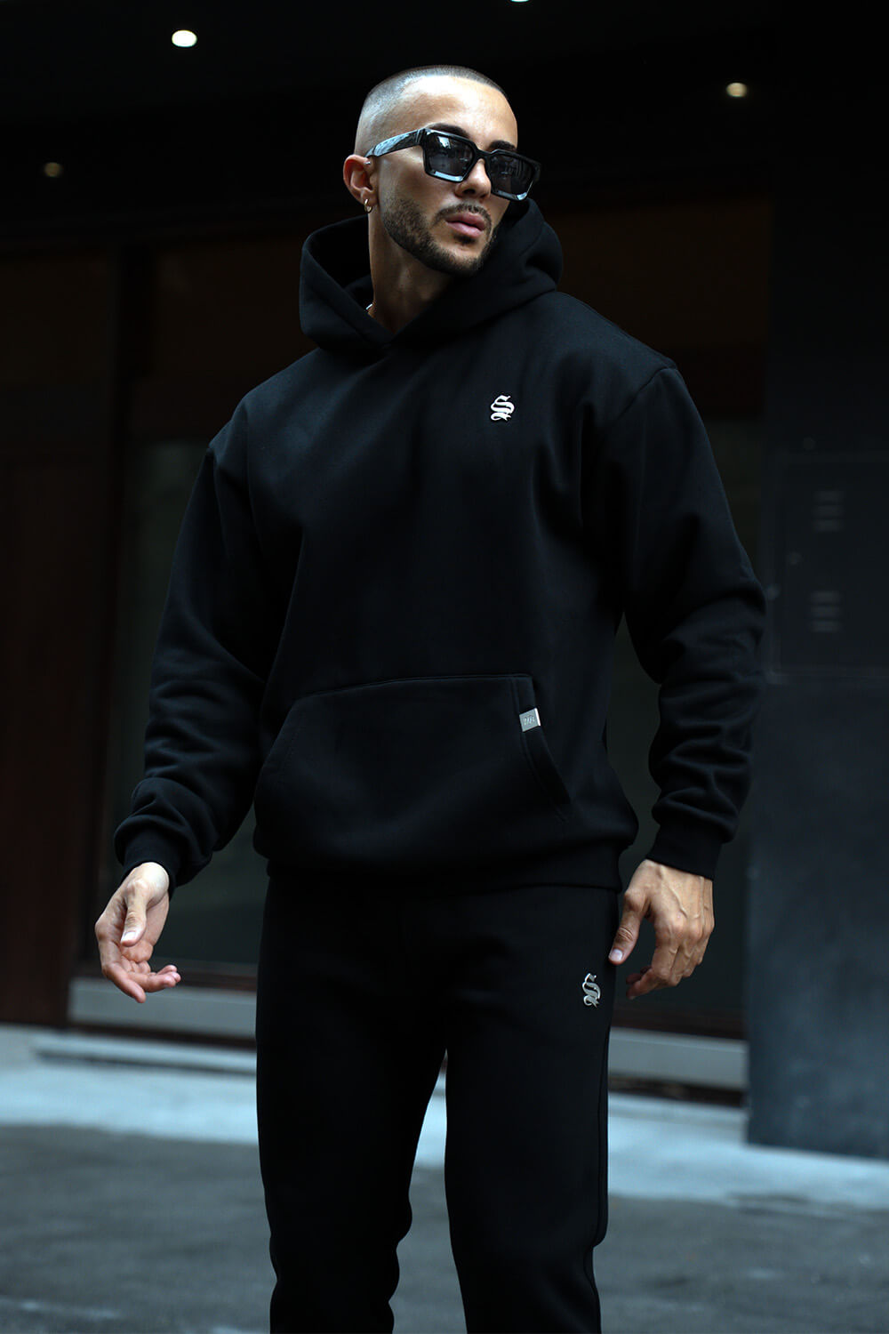 Core Luxe Hoodie - Black