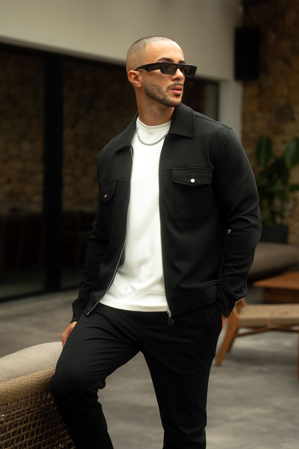 Mercer Overshirt - Black