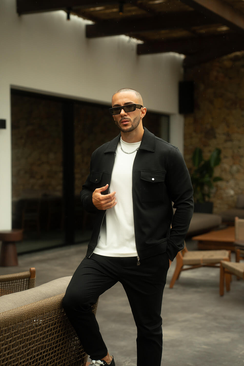 Mercer Overshirt - Black