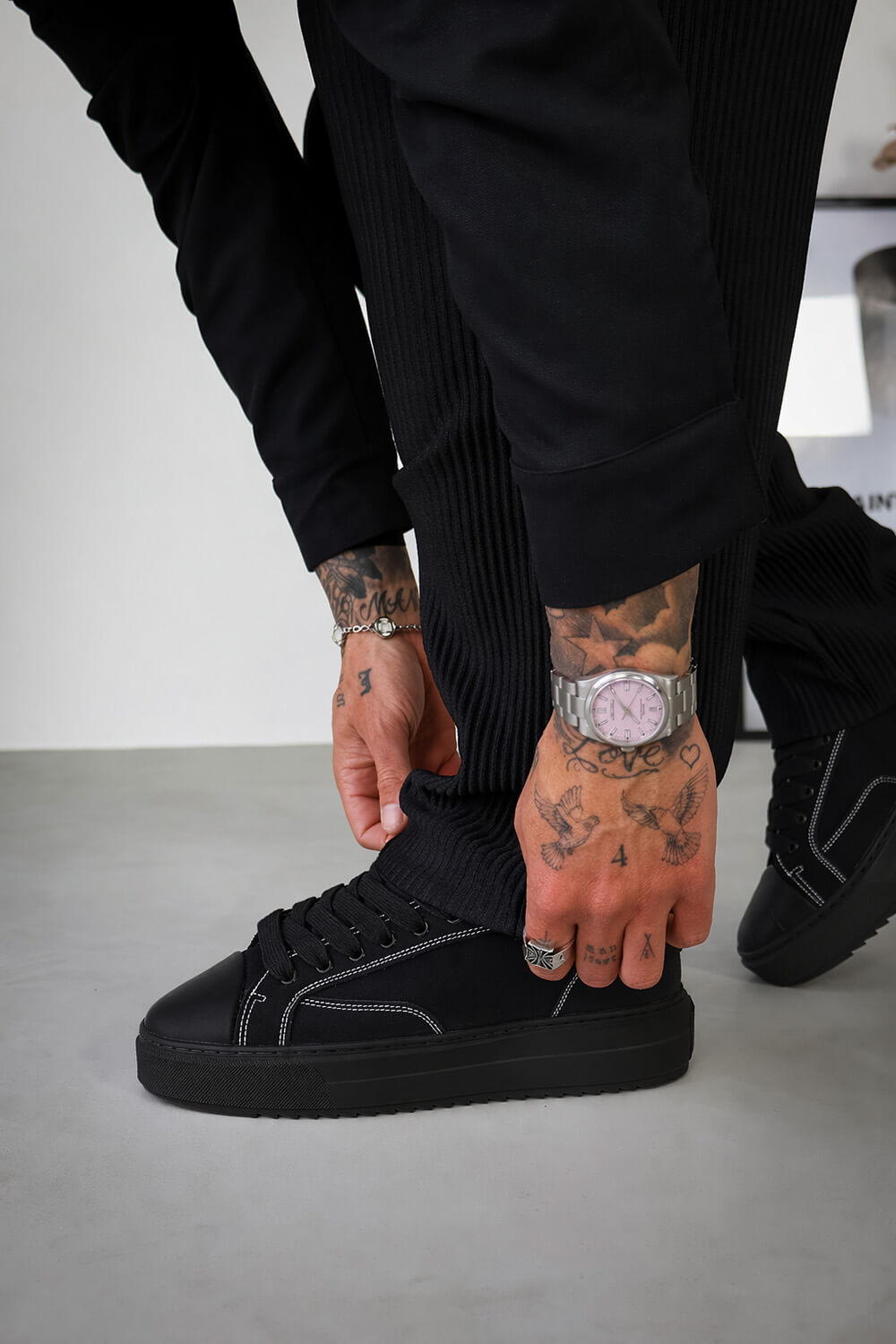 16mm Wide Laces - Black