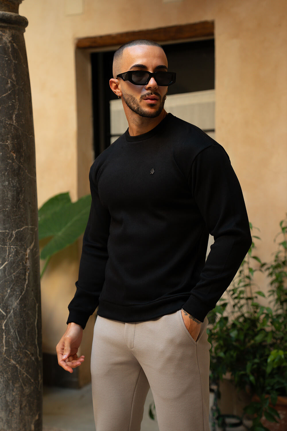 Sovrano Luxe Sweater - Black