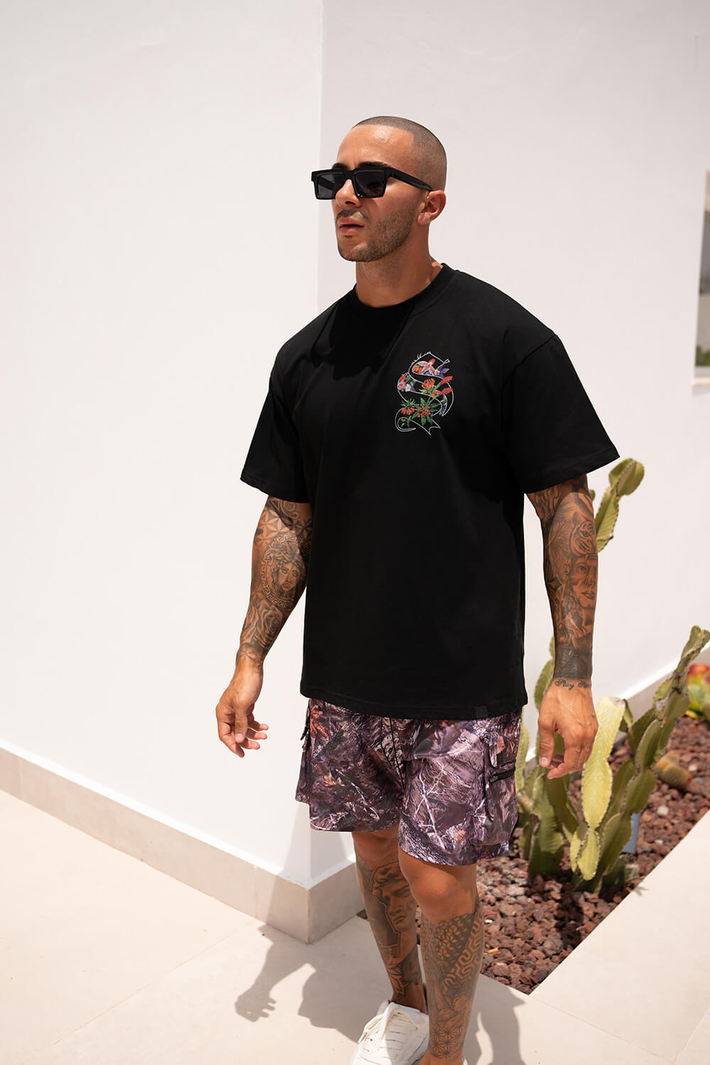 Tropical Logo Tee - Black