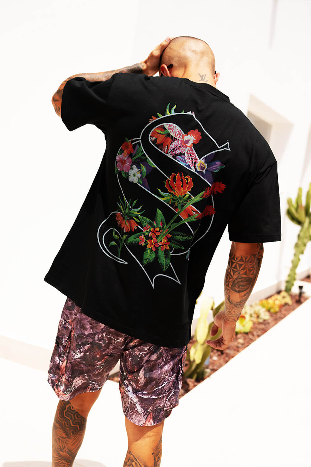 Tropical Logo Tee - Black