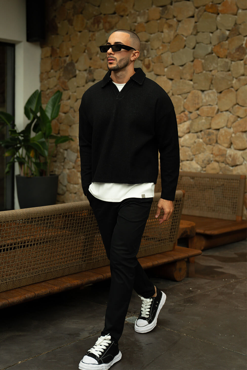 Verona Tech Chino - Black