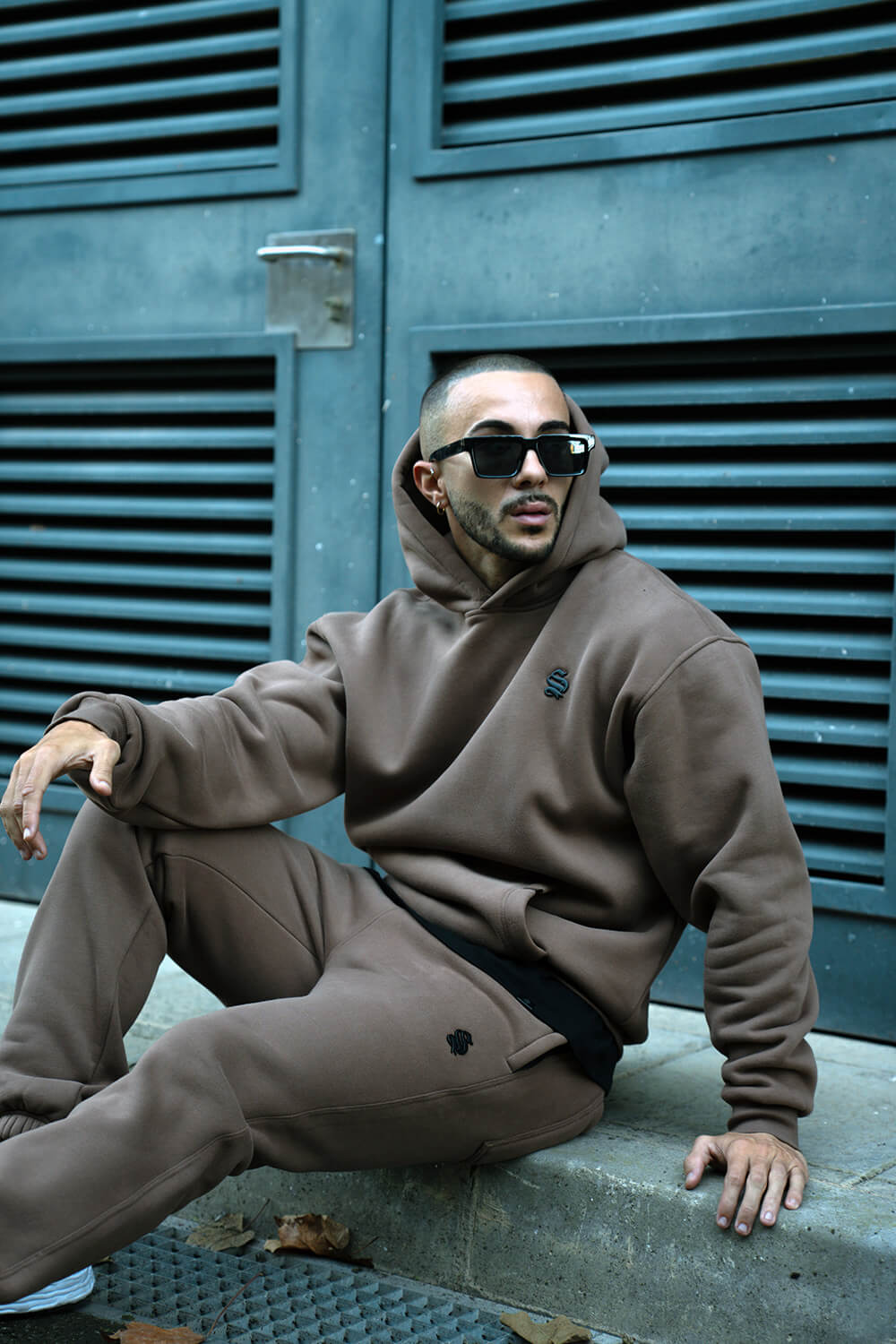 Core Luxe Hoodie - Brown