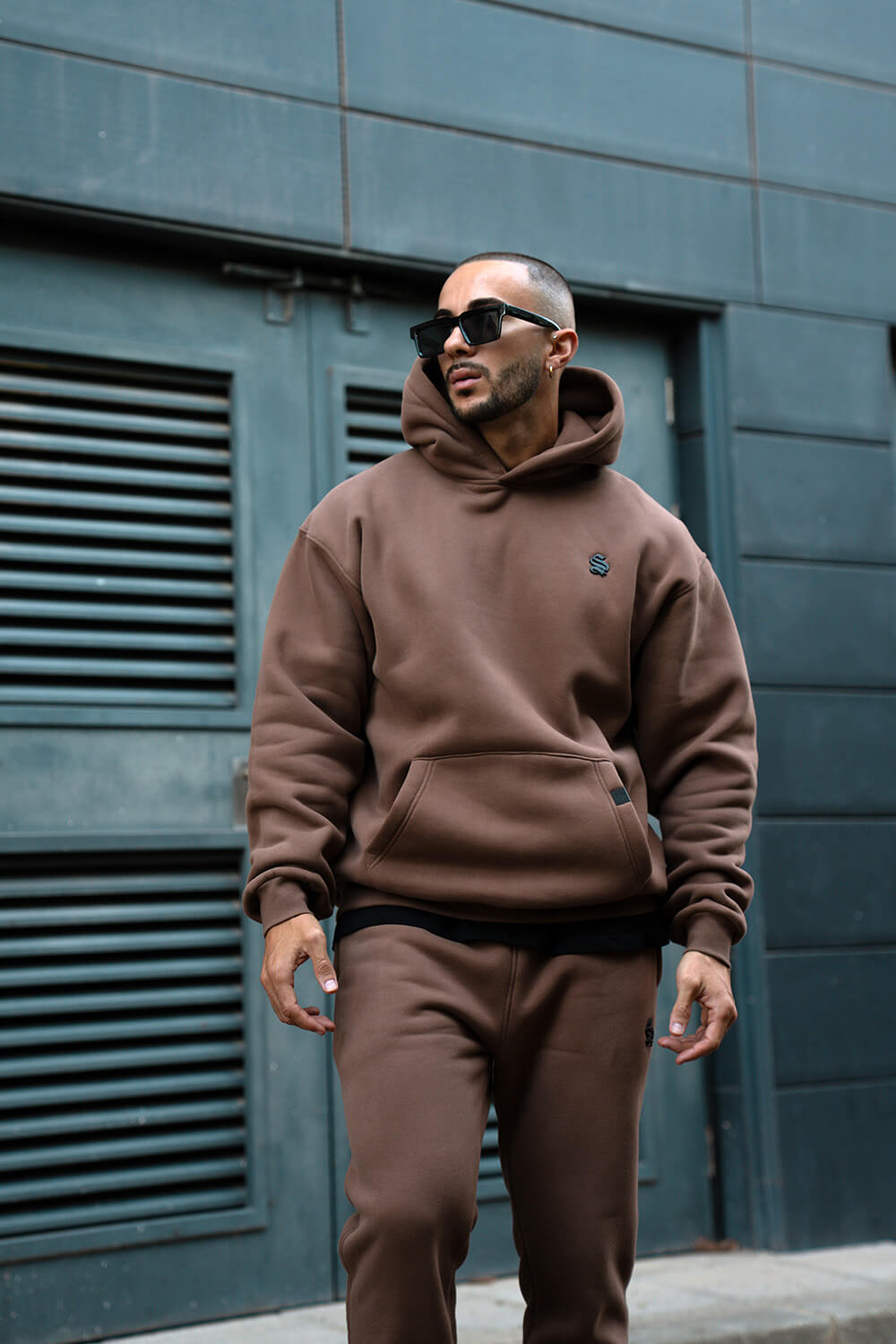 Core Luxe Hoodie - Brown