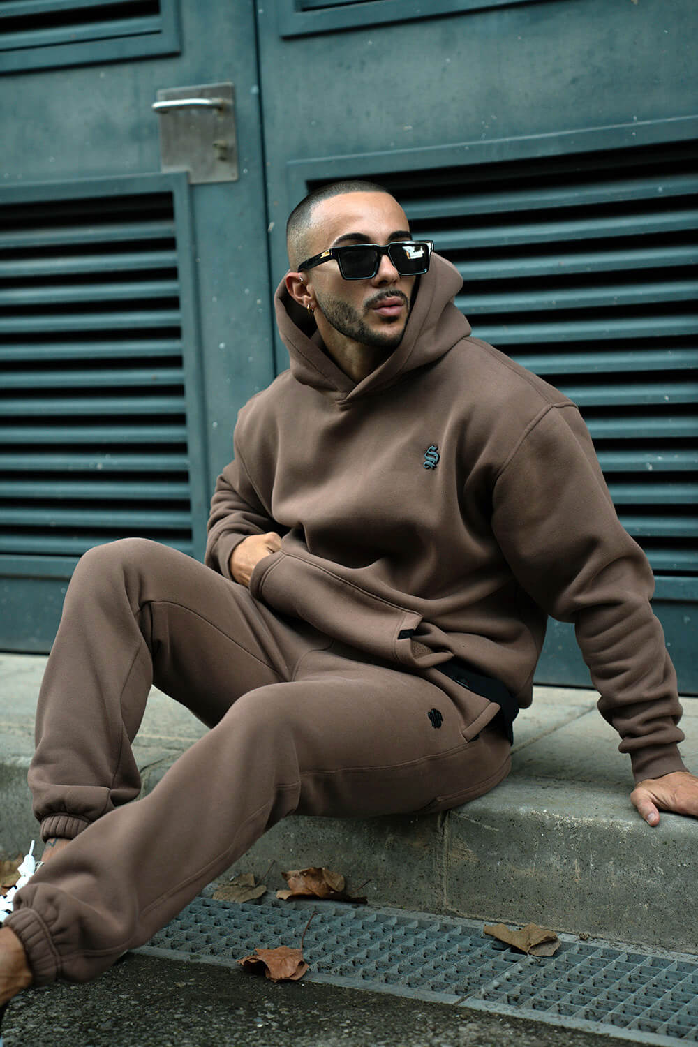 Core Luxe Joggers - Brown