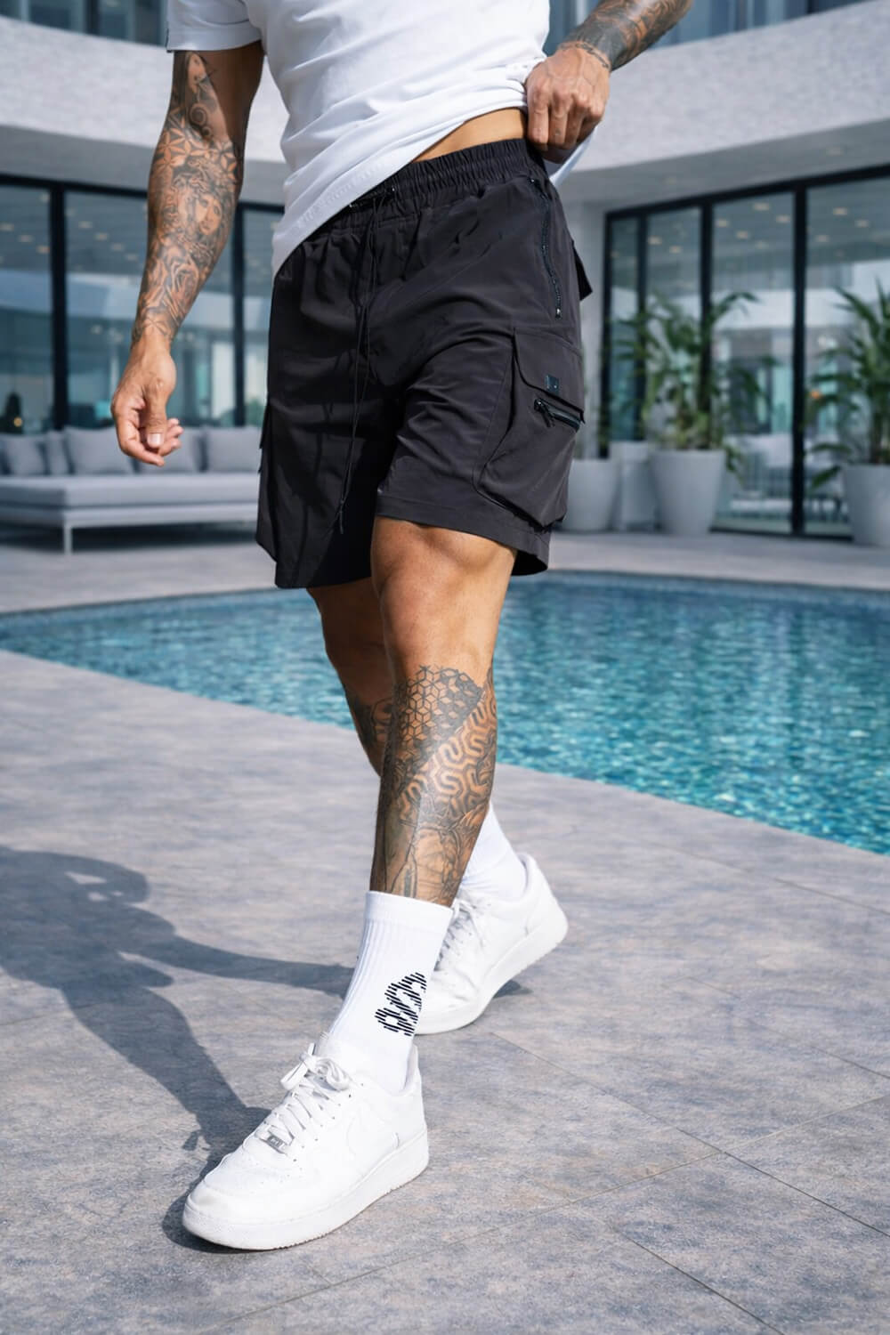 Pantalones cortos cargo Raptor - Gris carbón