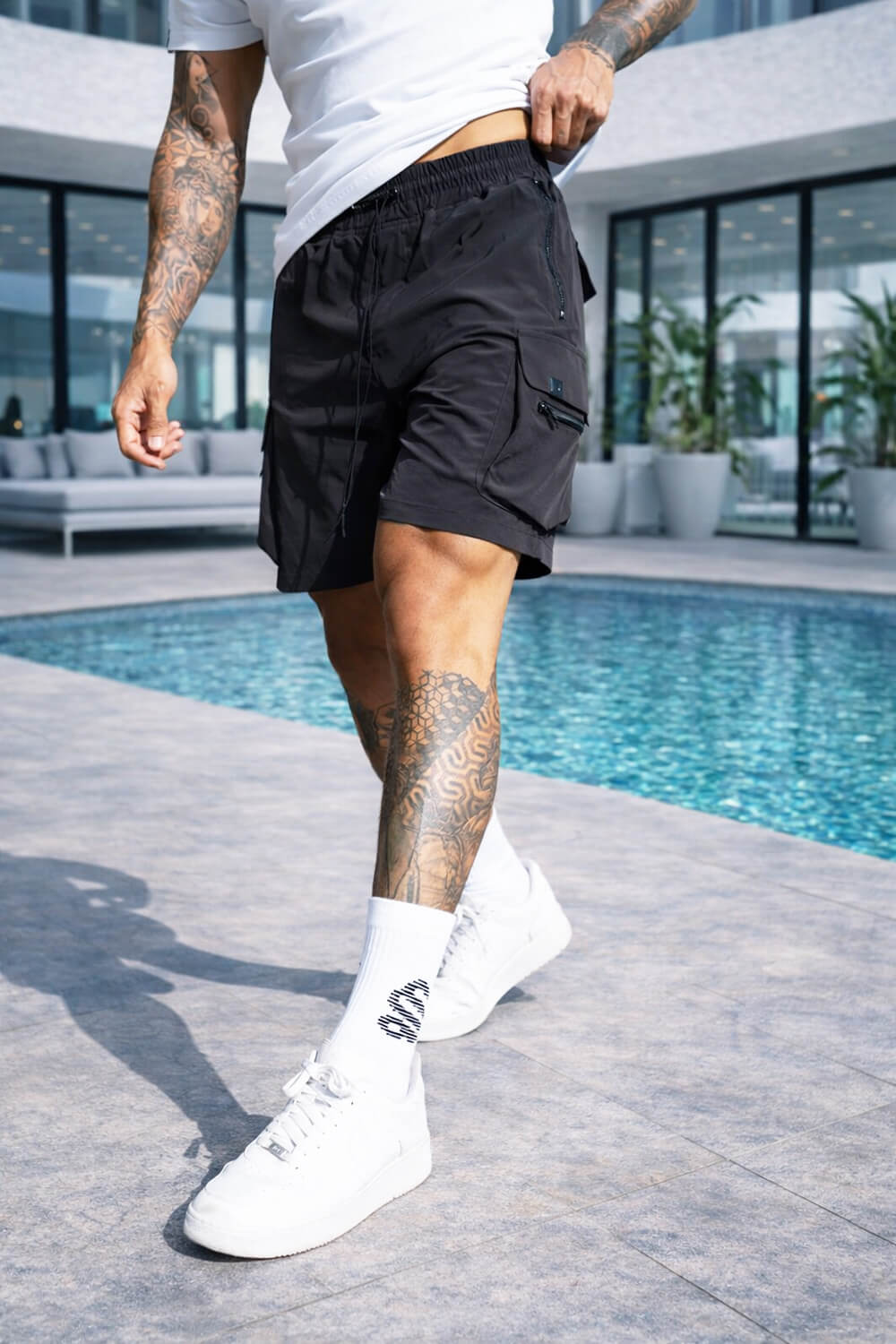 Raptor Cargo Shorts - Charcoal