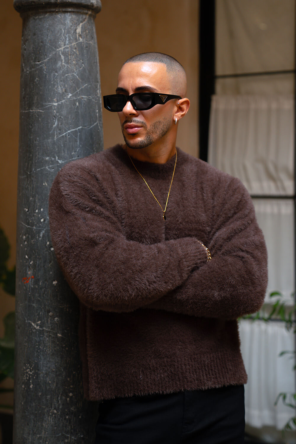 Cervino Mohair Sweater - Chocolate