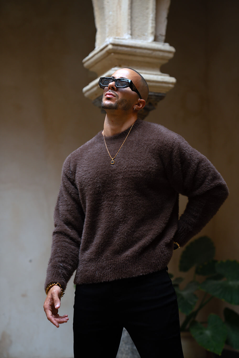 Cervino Mohair Sweater - Chocolate