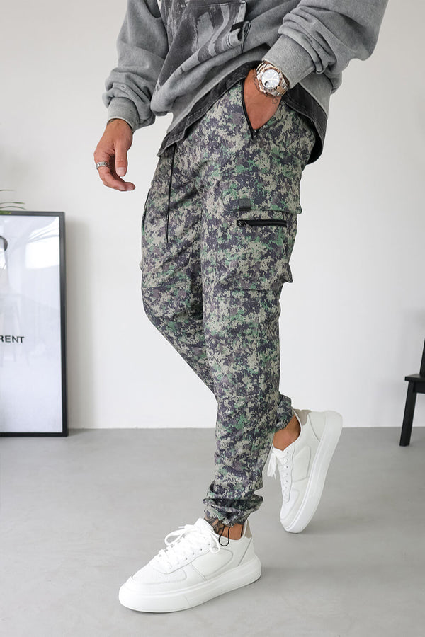 Sinners Attire Digital Camo Raptor Cargo Joggers - SINNERS ATTIRE