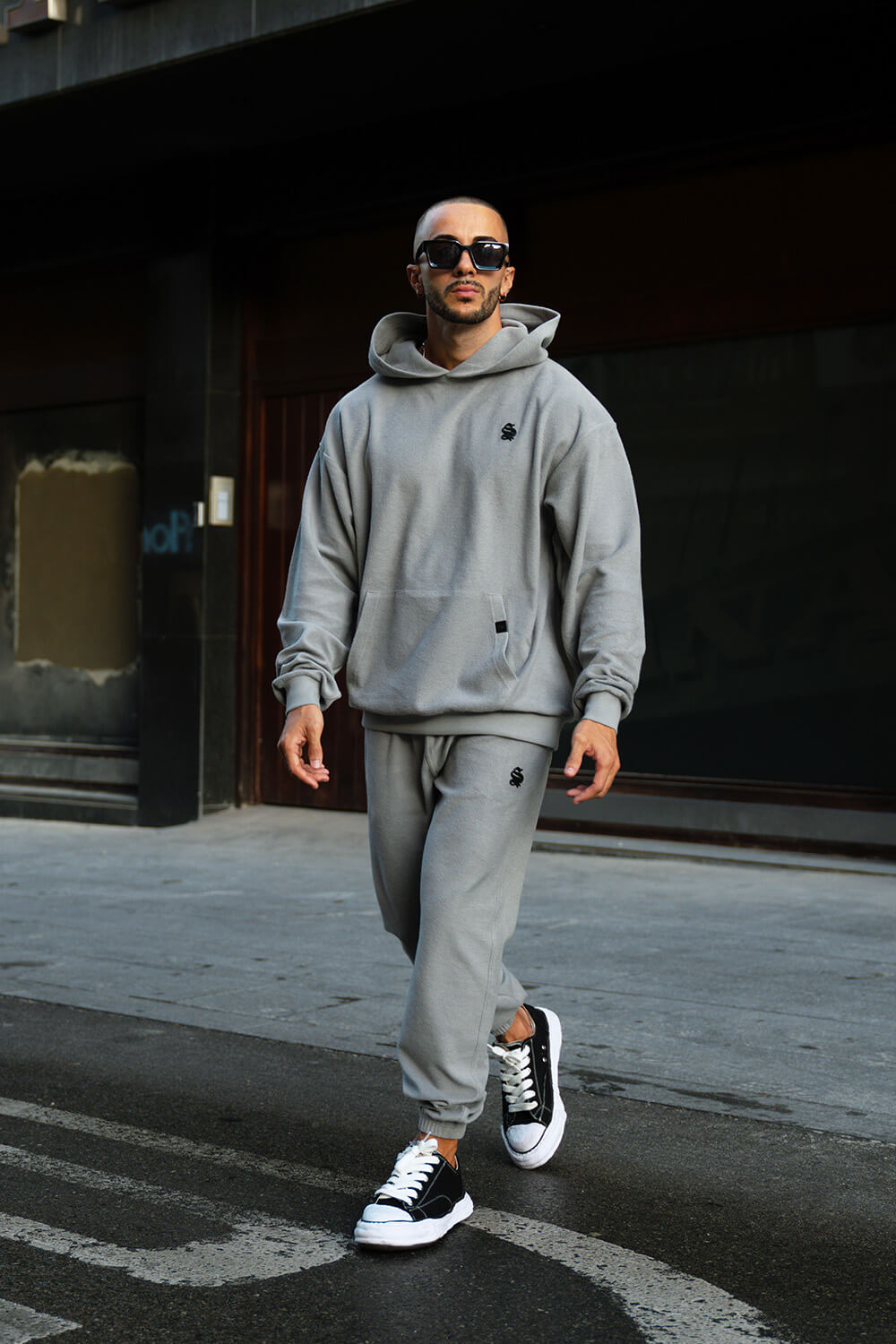 Brushed Luxe Hoodie - Grey
