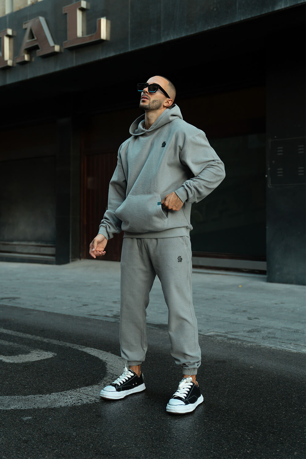 Brushed Luxe Hoodie - Grey