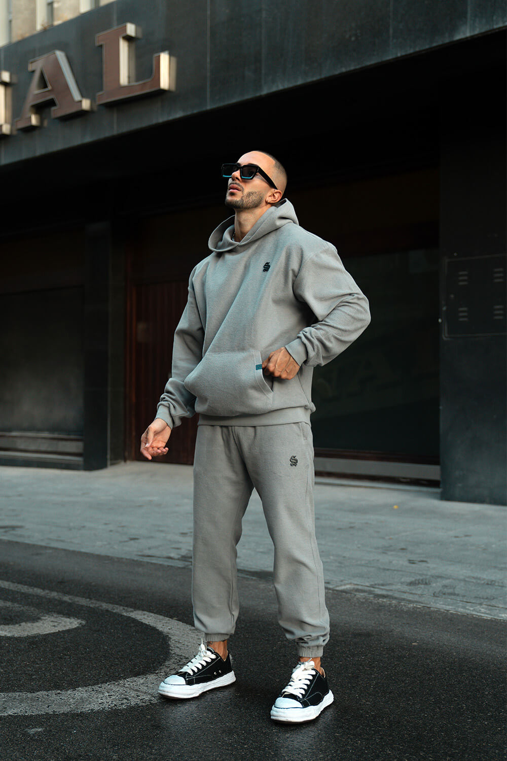 Brushed Luxe Joggers - Grey