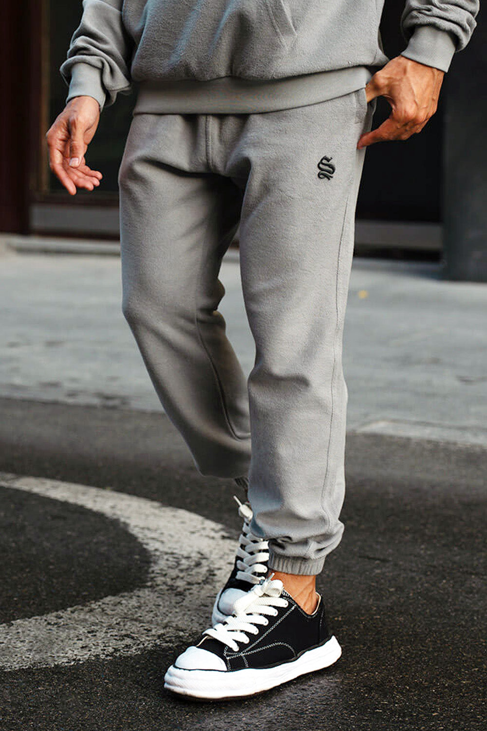 Brushed Luxe Joggers - Grey
