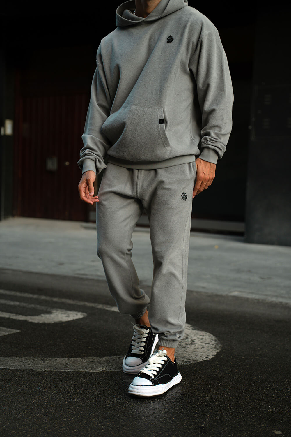 Brushed Luxe Joggers - Grey