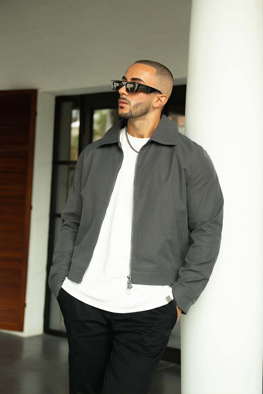 Harrington Jacket - Grey