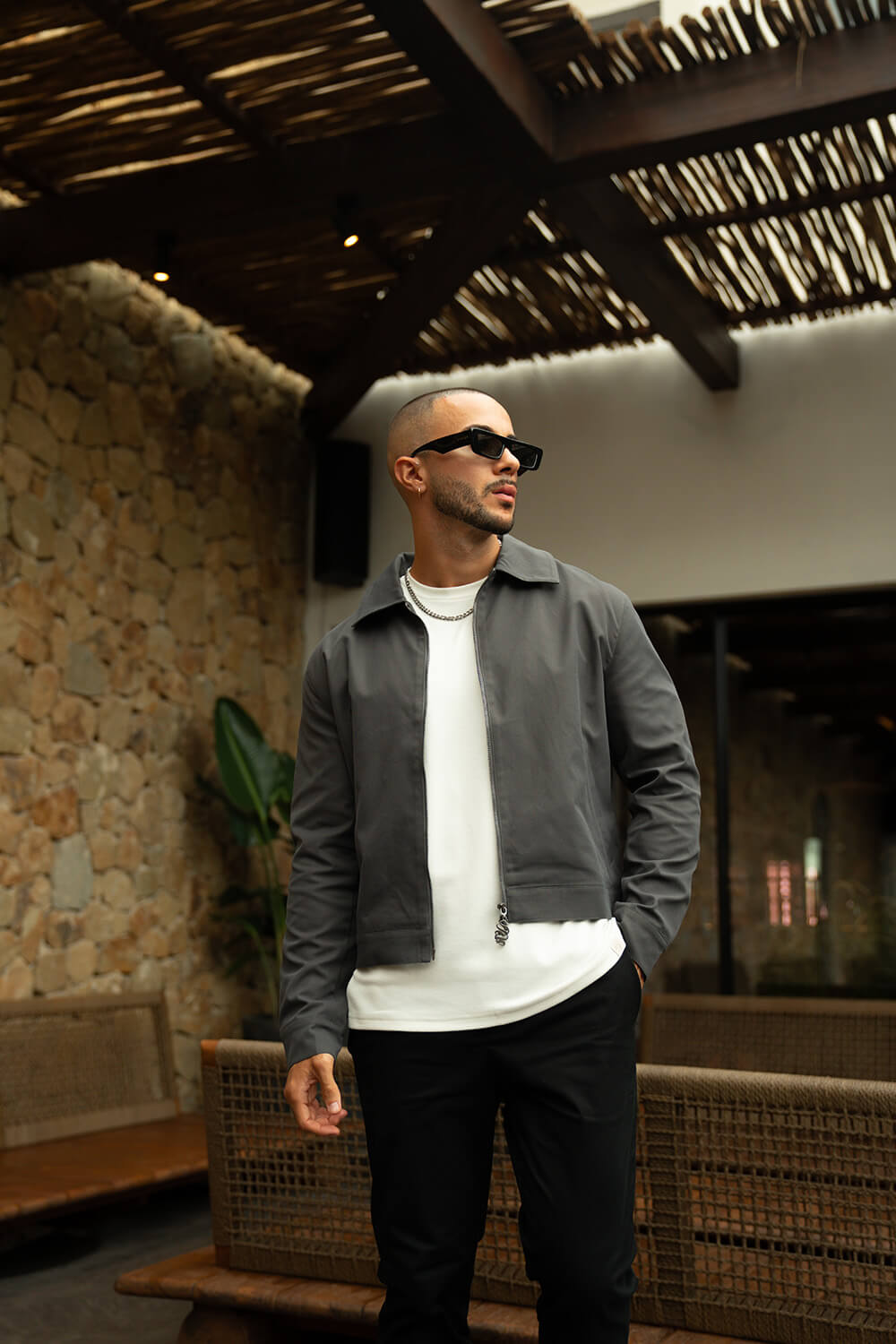 Harrington Jacket - Grey