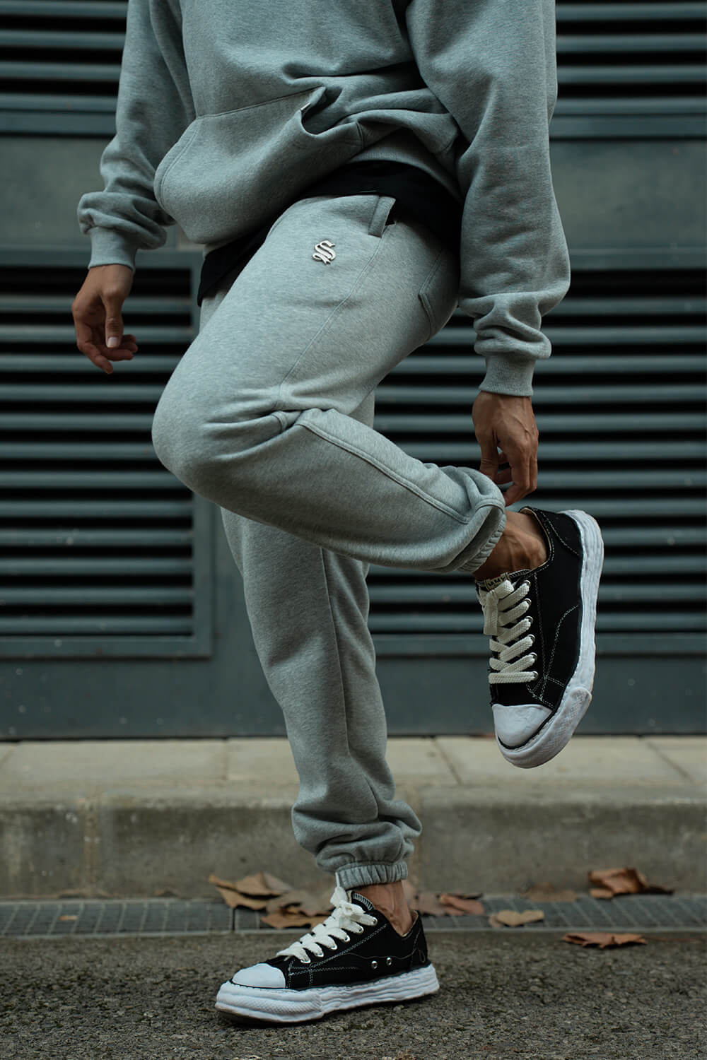 Core Luxe Joggers - Grey Marl