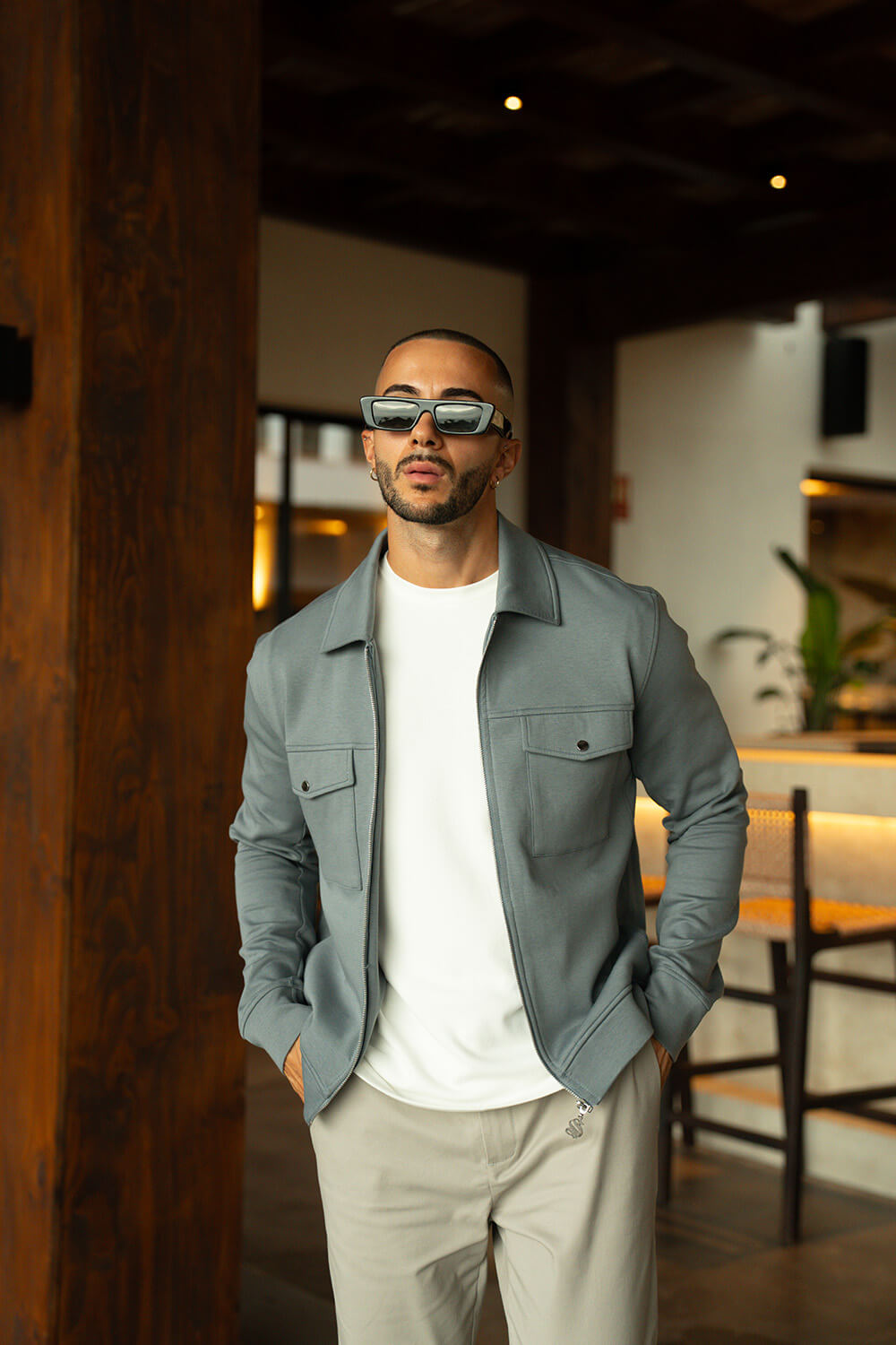 Mercer Overshirt - Grey