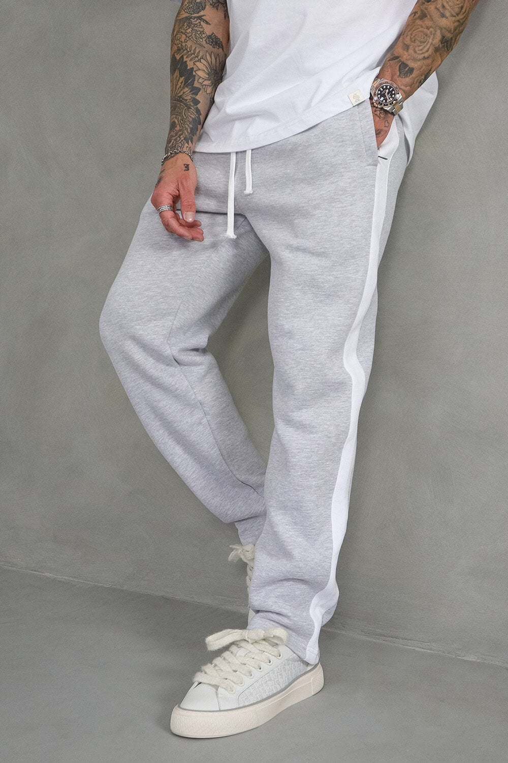 Track Pants - Grey Marl