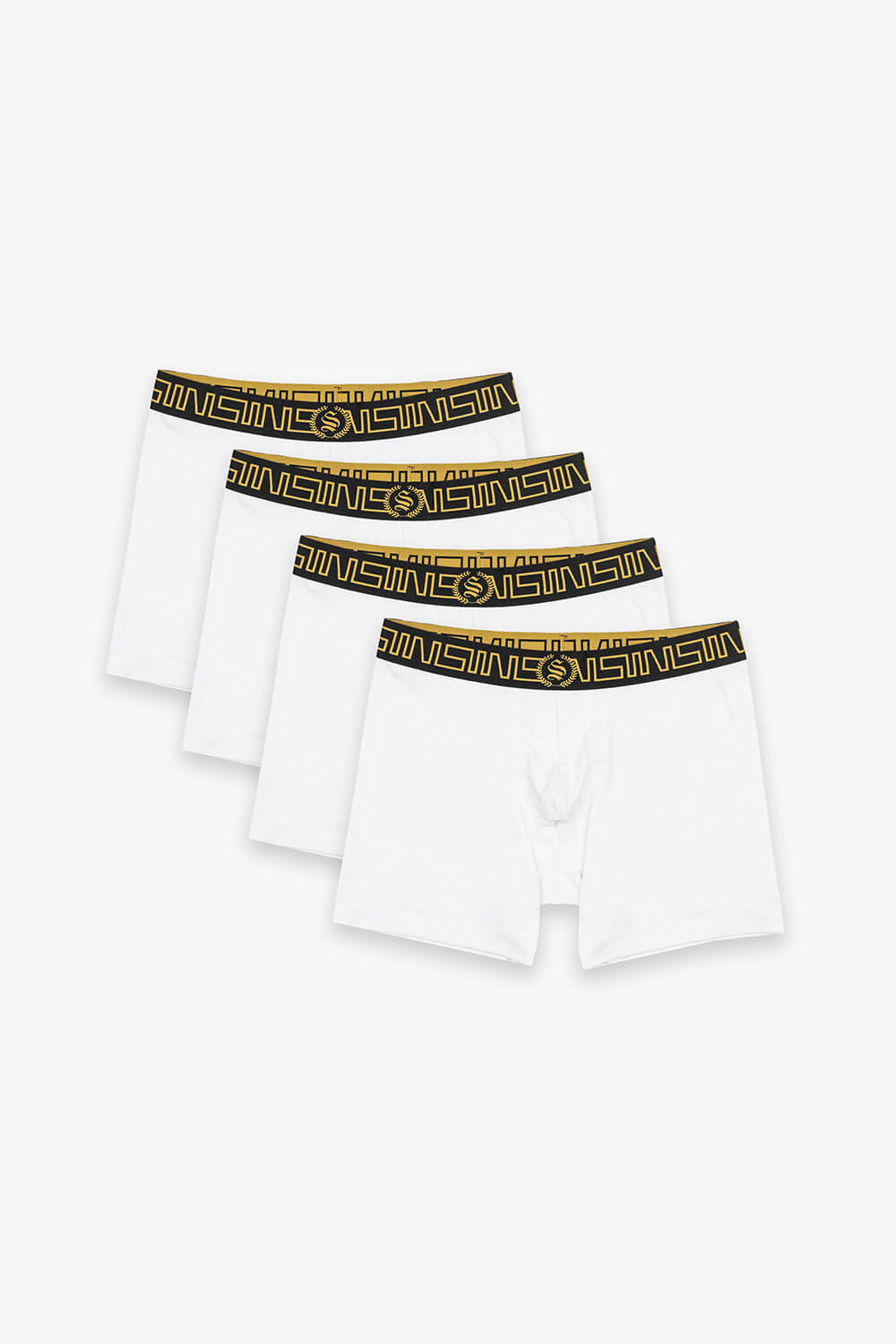 Versace Iconic Men's Jockstrap, White/gold