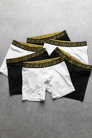 Icon Boxer Shorts - Black (4 Pack)