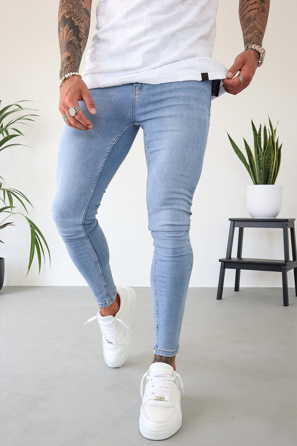 Jeans 2-Pack - Black/Light Blue