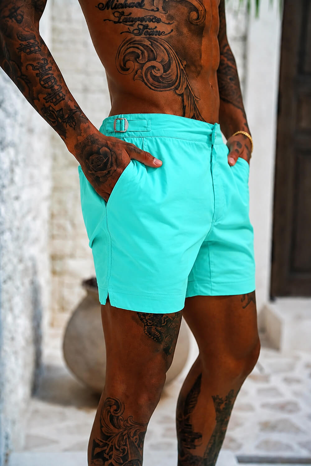 Amalfi Swim Shorts - Mint