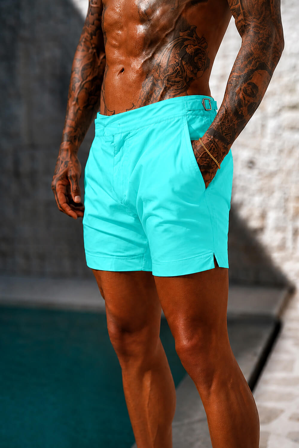 Amalfi Swim Shorts - Mint