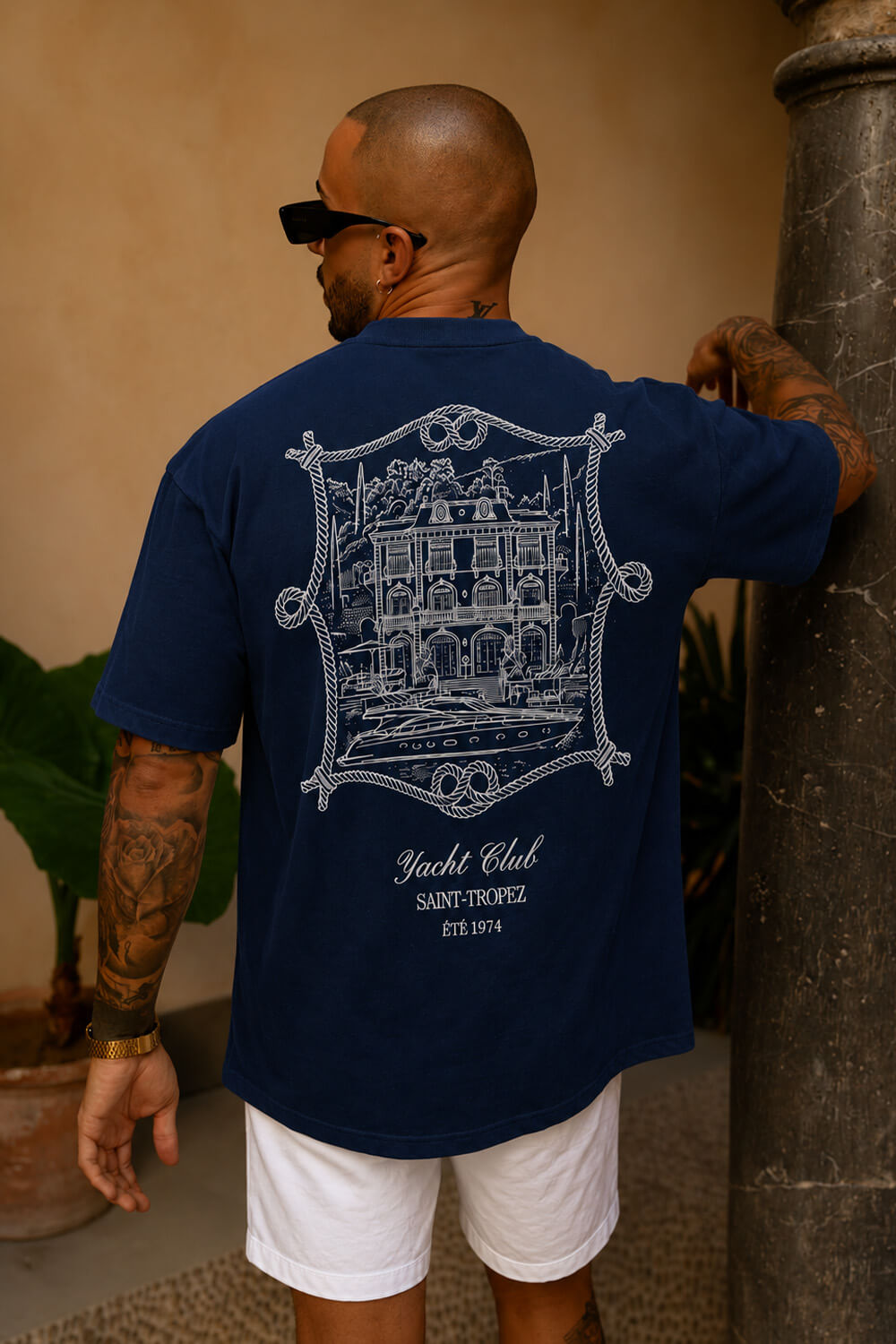 Yacht Club Tee - Navy