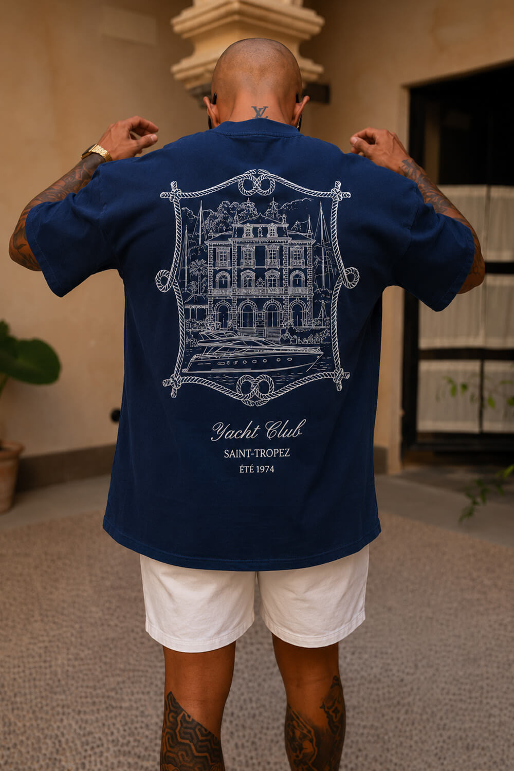 Yacht Club Tee - Navy