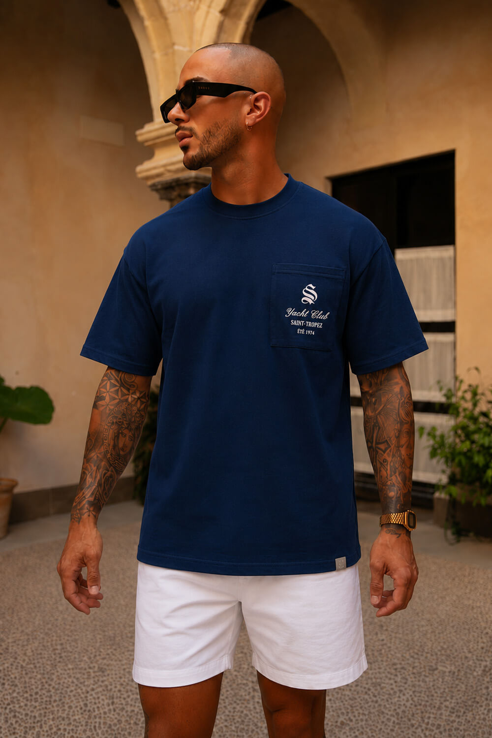 Yacht Club Tee - Navy
