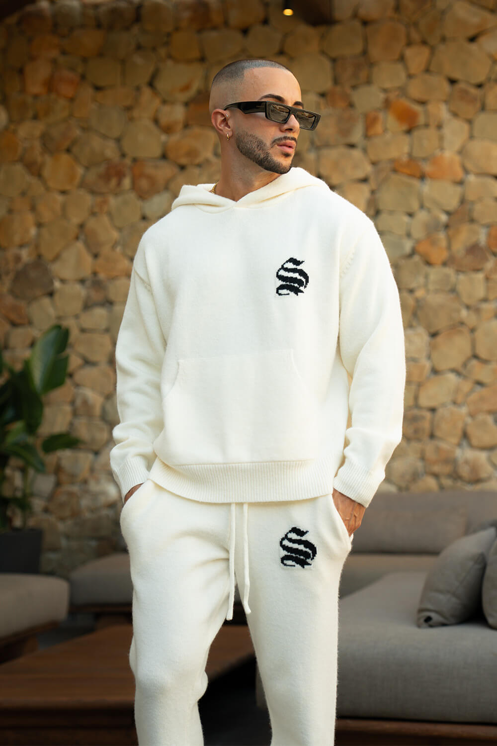 Palais Knitted Hoodie - Off White