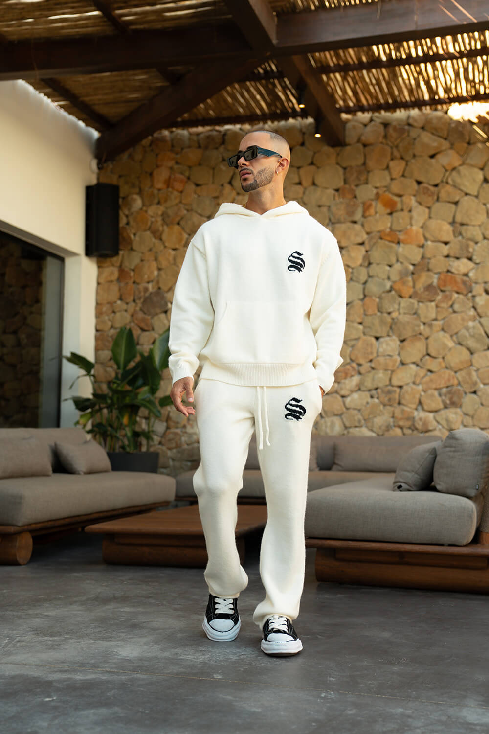 Palais Knitted Hoodie - Off White