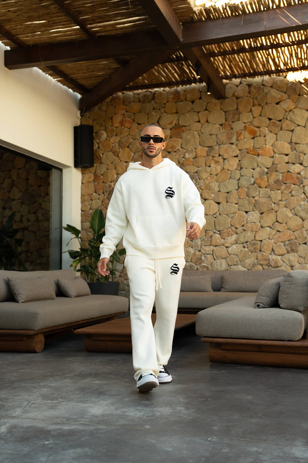 Palais Knitted Hoodie - Off White