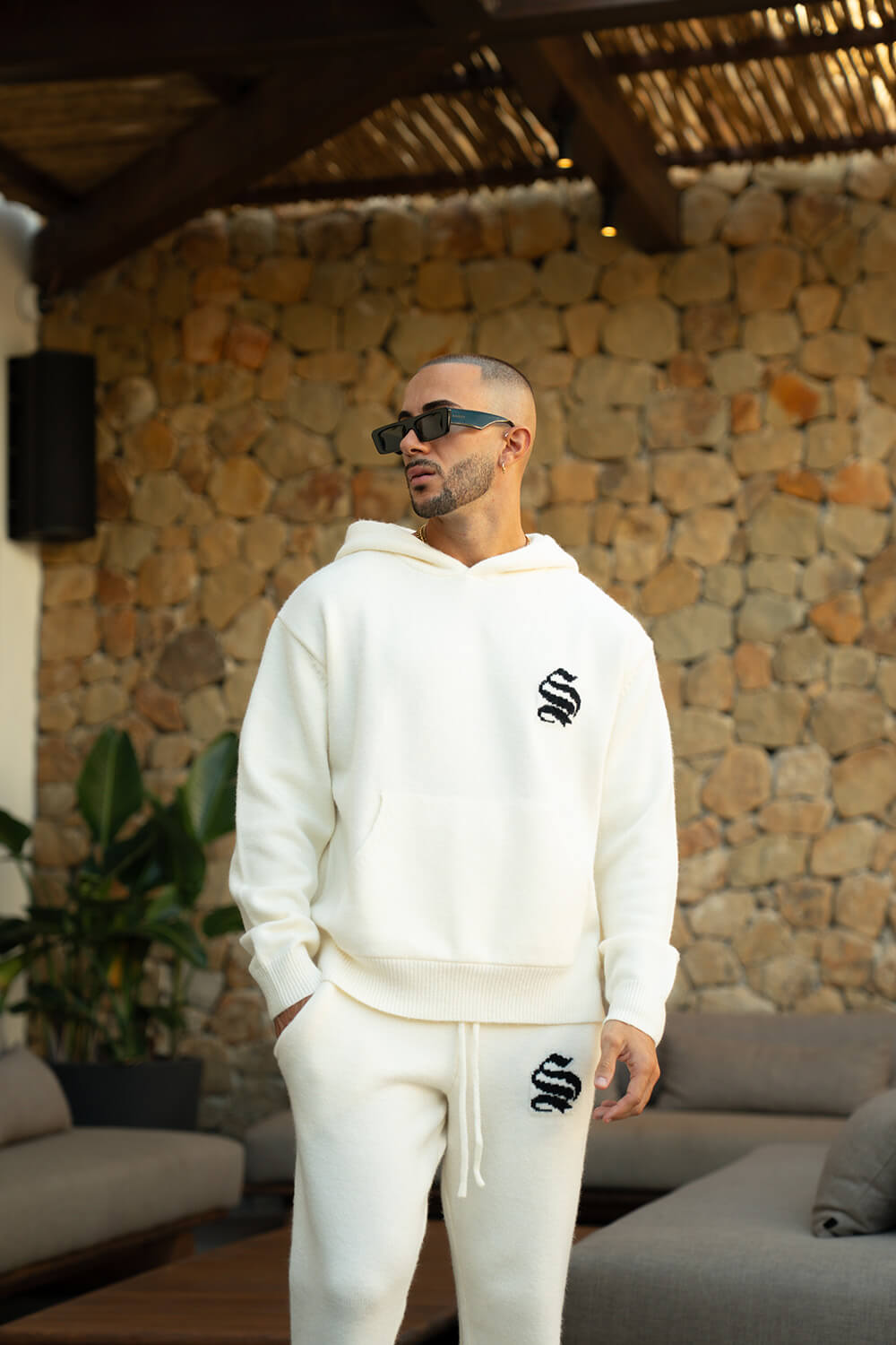 Palais Knitted Hoodie - Off White