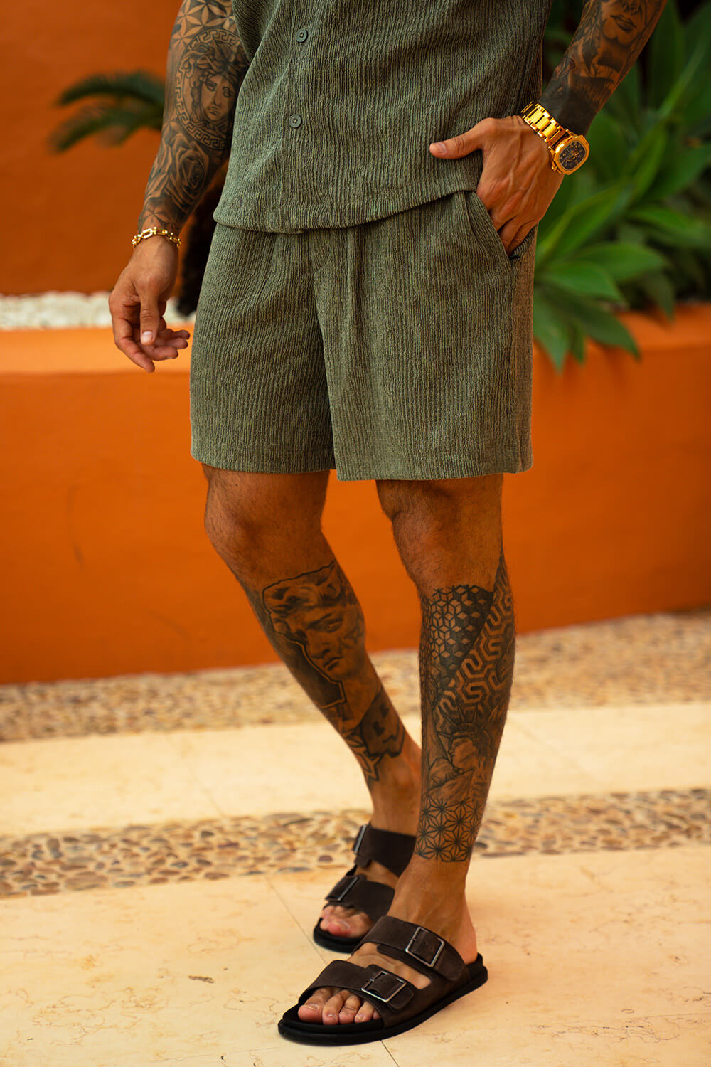 Casa Vero Shorts - Olive