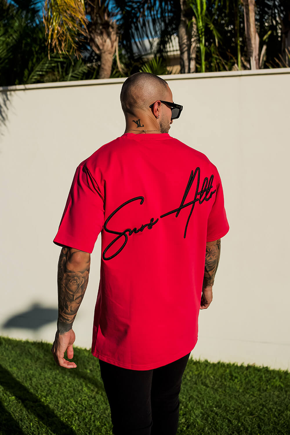 Script Core Tee - Pink/Black