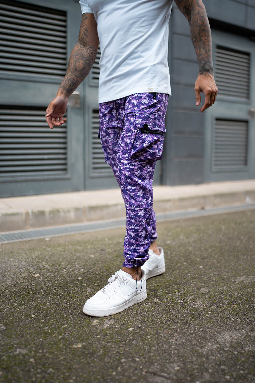 Raptor Cargo Pants - Purple Camo