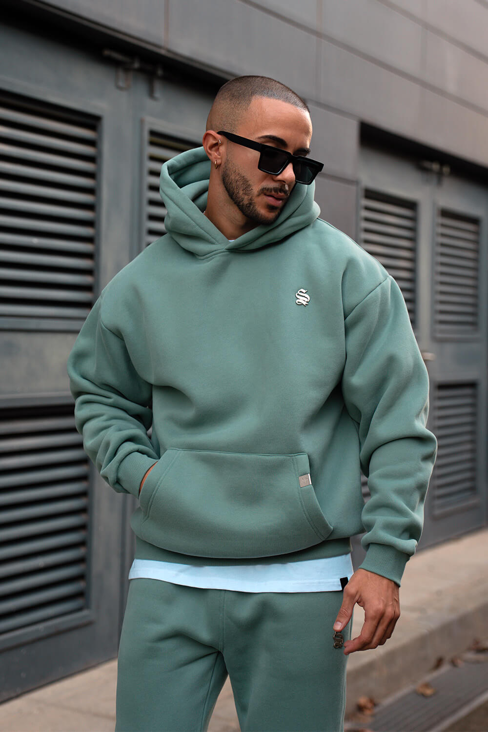 Core Luxe Hoodie - Sage