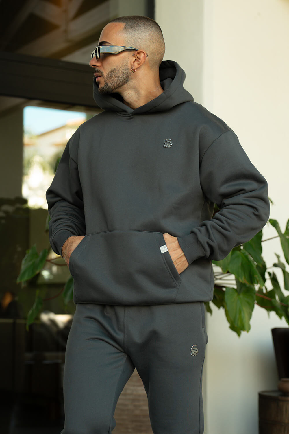 Core Luxe Hoodie - Steel