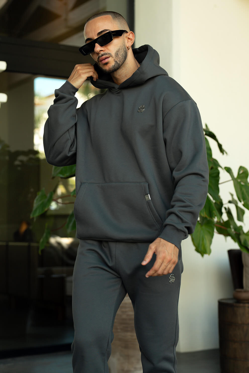 Core Luxe Hoodie - Steel