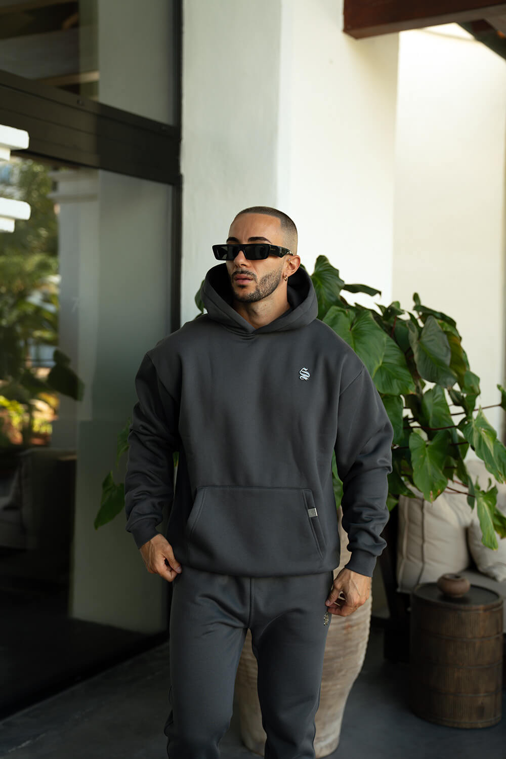 Core Luxe Hoodie - Steel