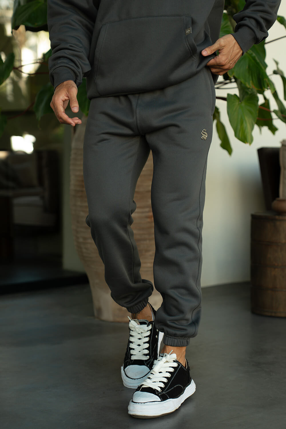Core Luxe Joggers - Steel