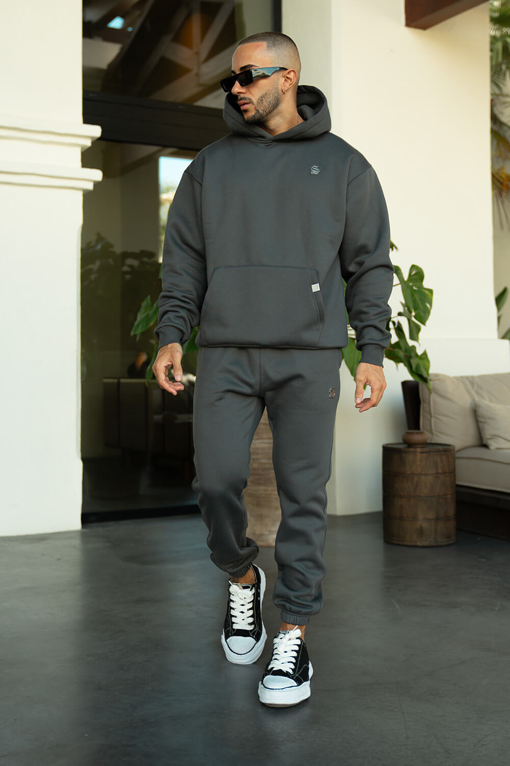 Core Luxe Joggers - Steel