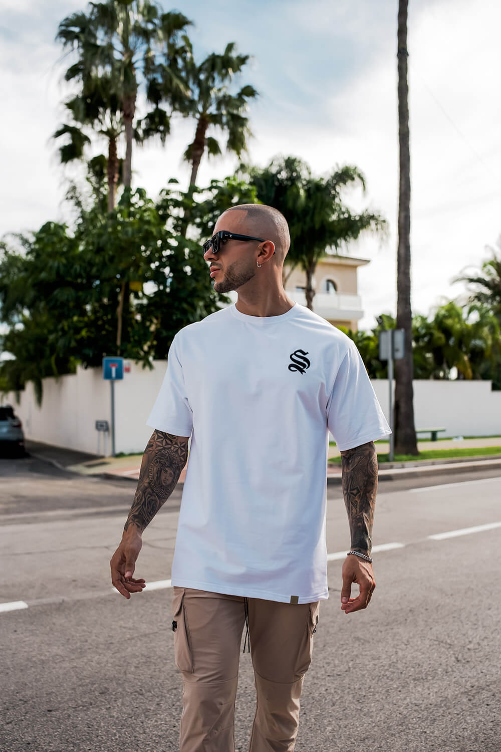 Script Core Tee - White/Black