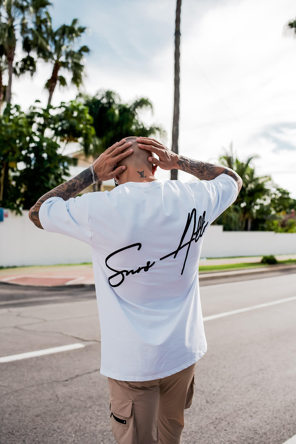 Script Core Tee - White/Black